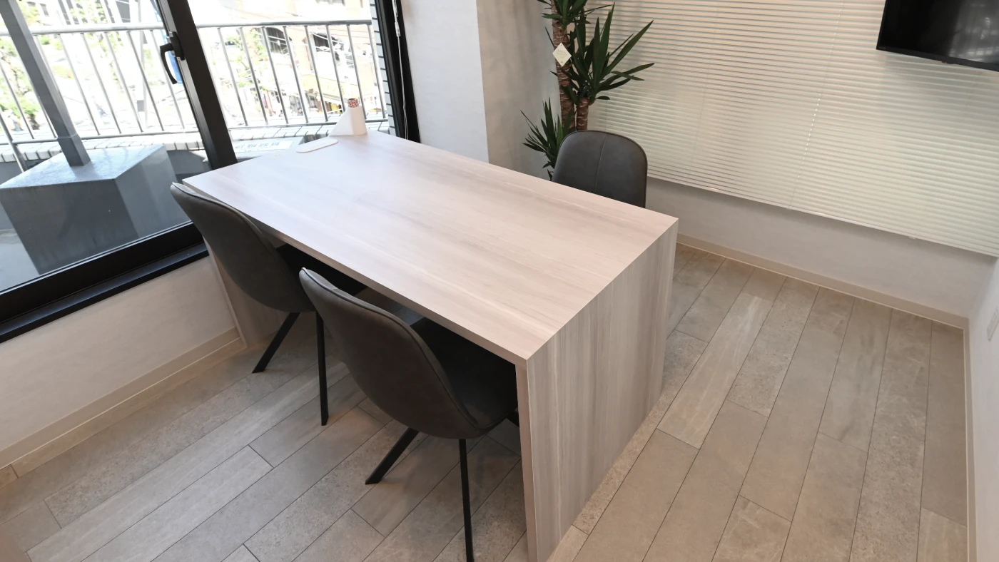 アンンサンブル歯科 青葉台の個室カウンセリングルーム